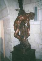 Chatillon-sur-Chalaronne, Eglise, Statue de St Sebastien (3)